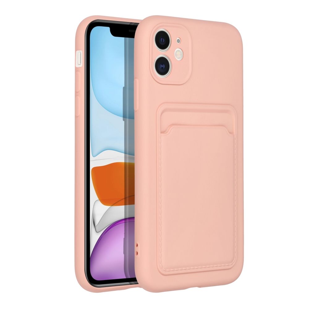 Aizsargvāciņš iPhone 11 – CARD, rozā — attēls 2