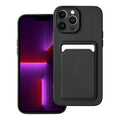 Aizsargvāciņš iPhone 13 Pro Max – CARD, melns