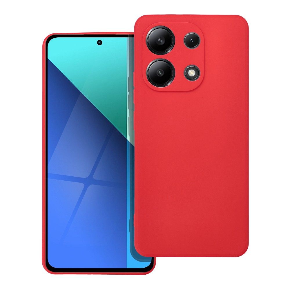Aizsargvāciņš Xiaomi Redmi Note 13 4G – SOFT, sarkans