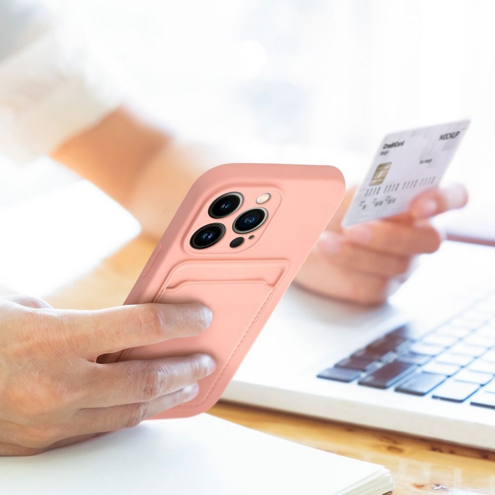 Aizsargvāciņš iPhone 16 Plus – CARD, rozā — attēls 4