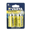 VARTA Superlife cinka baterijas D (R20), 2 gab.