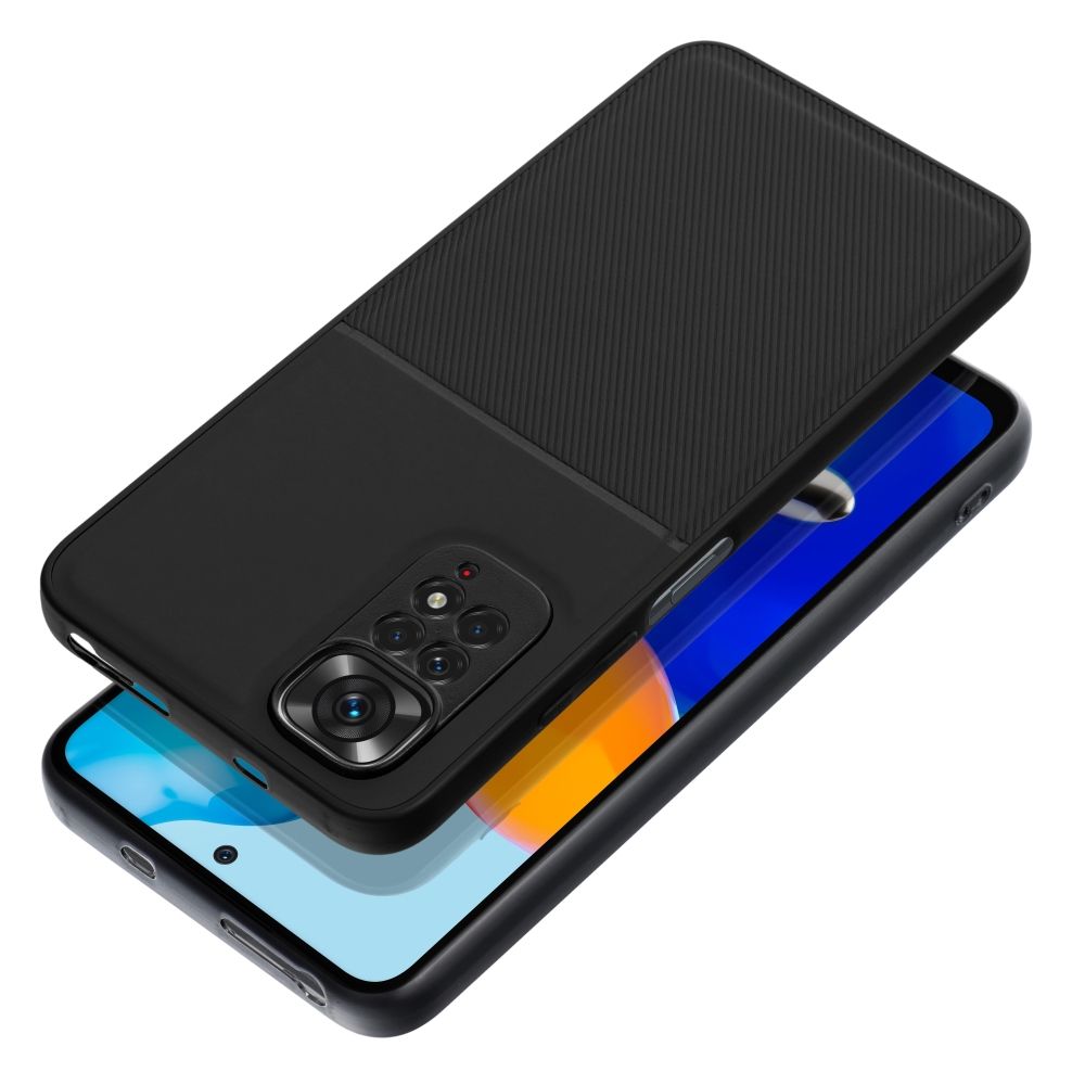 Aizsargvāciņš Xiaomi Redmi Note 11 / 11S – NOBLE, melns — attēls 3