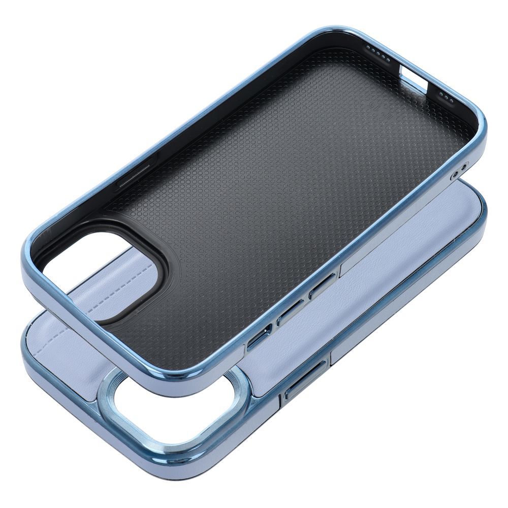 Aizsargvāciņš iPhone 15 – MILANO, zils — attēls 3