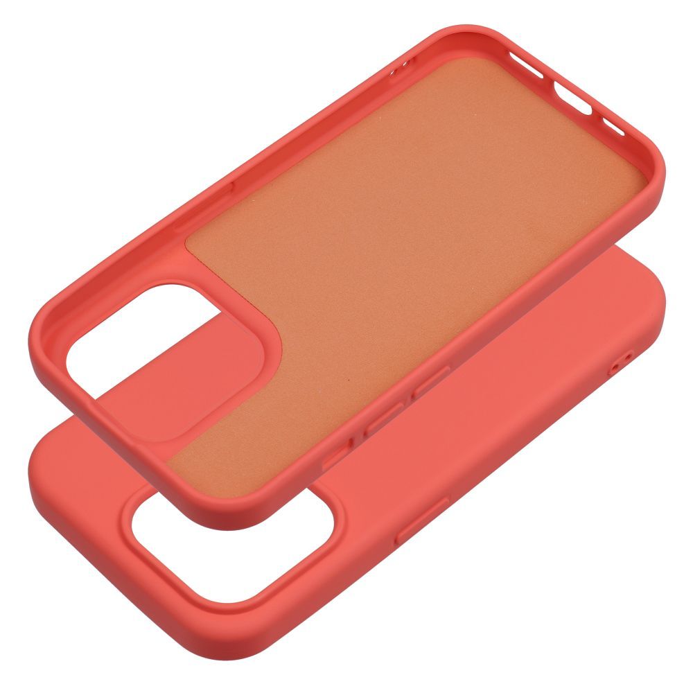 Aizsargvāciņš iPhone 15 Pro peach – SILICONE — attēls 3