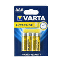 VARTA Superlife cinka baterijas AAA (R03), 4 gab.