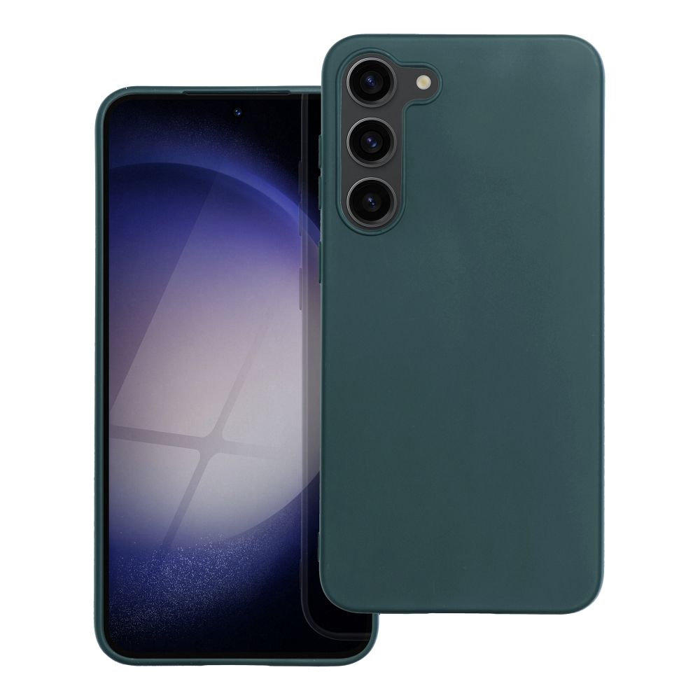Aizsargvāciņš Samsung S23 Plus – MATT, tumši zaļš