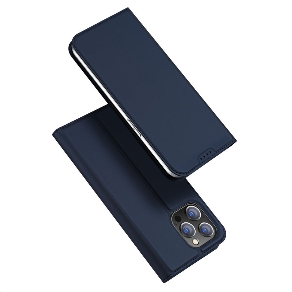 Aizsargvāciņš iPhone 15 – DUX DUCIS wallet SKIN PRO, zils