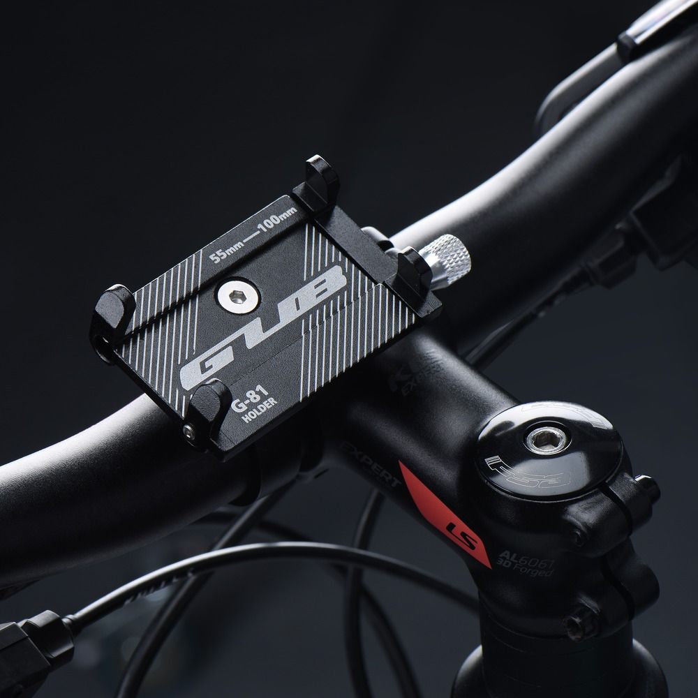 GUB bike holder for mobile phone G81 Aluminium black — attēls 4
