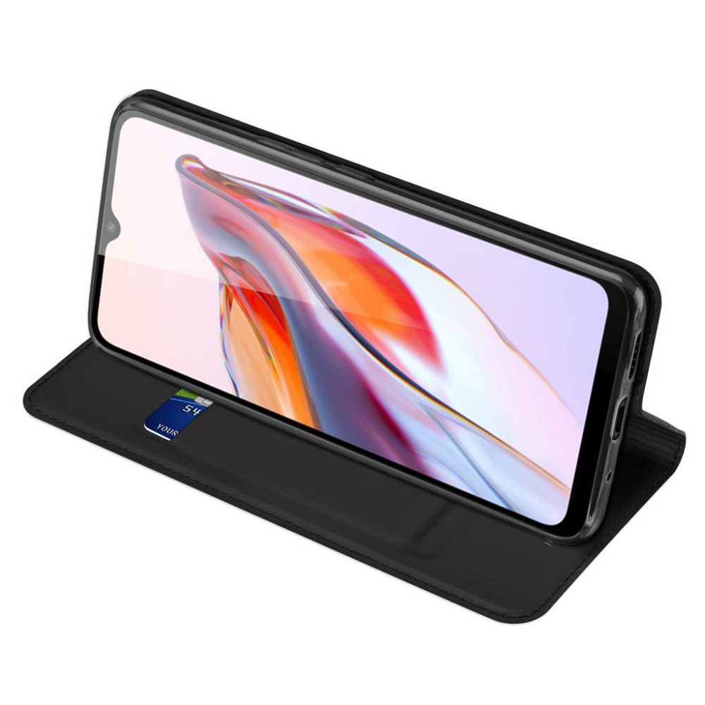 Aizsargvāciņš REDMI 12C – DUX DUCIS wallet SKIN PRO, melns — attēls 4