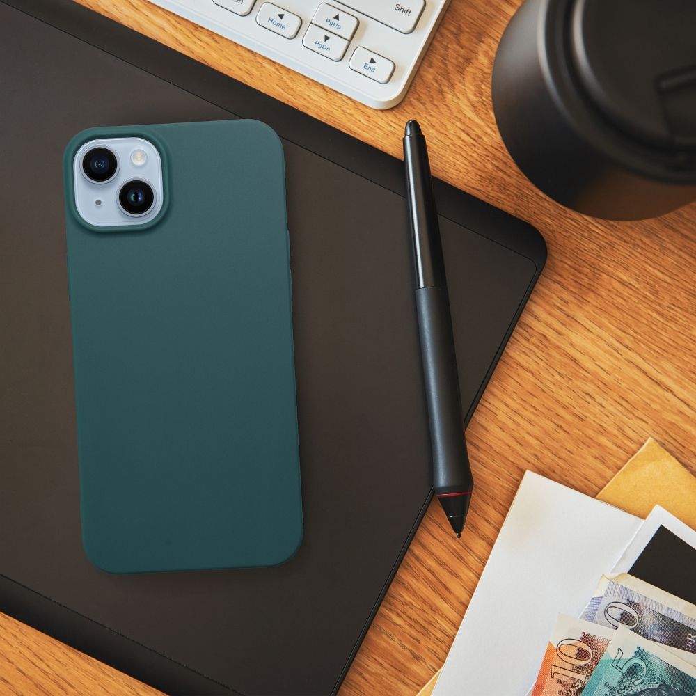 Aizsargvāciņš Xiaomi Redmi 13C / POCO C65 – MATT, tumši zaļš — attēls 4