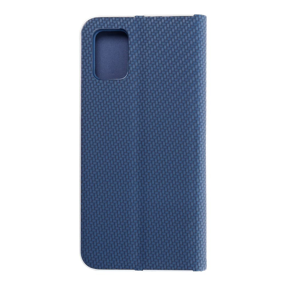Aizsargvāciņš Samsung A51 – LUNA Carbon, zils — attēls 4