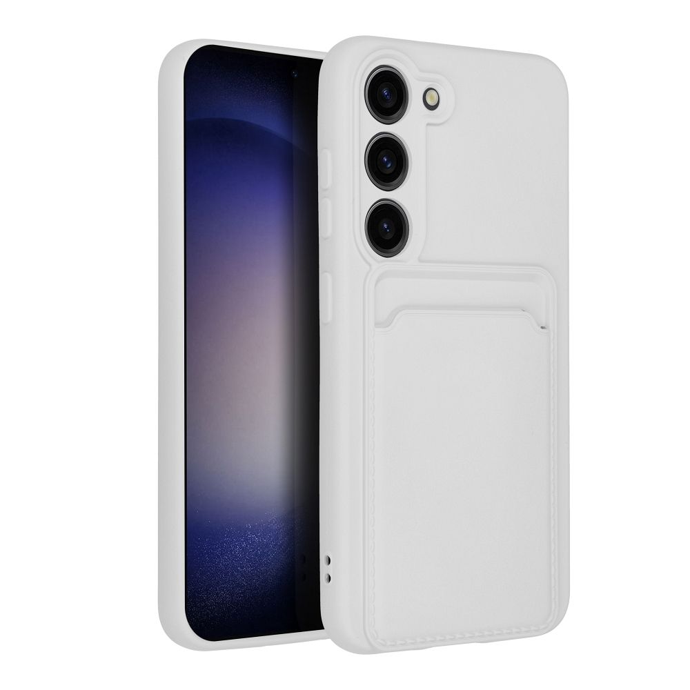 Aizsargvāciņš Samsung S23 Plus – CARD, balts — attēls 2