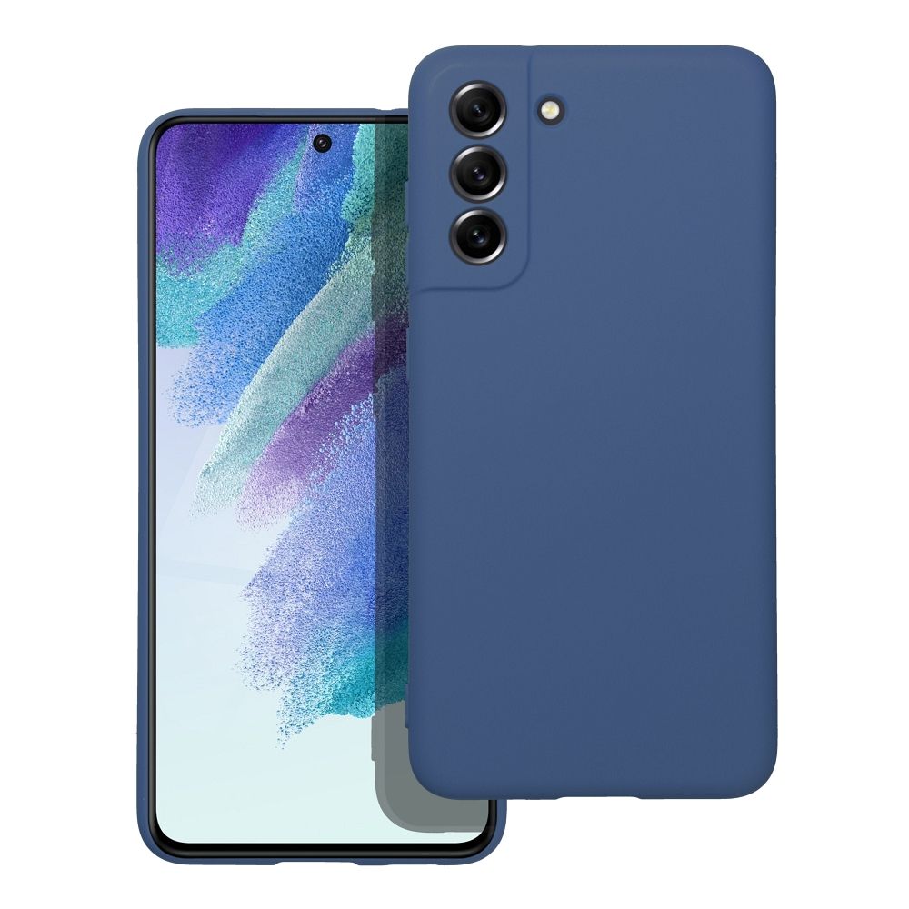 Aizsargvāciņš Samsung S21 FE – SILICONE, zils