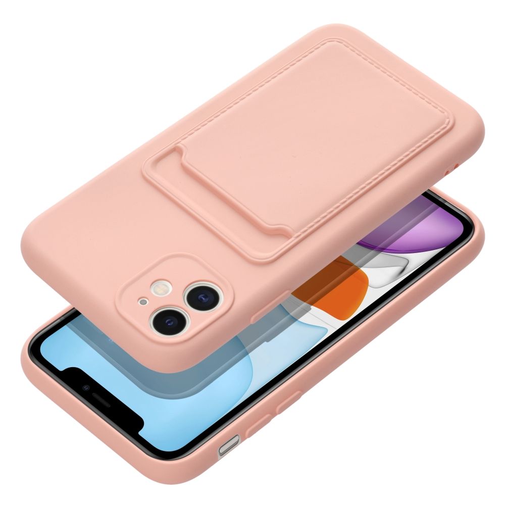 Aizsargvāciņš iPhone 11 – CARD, rozā — attēls 3