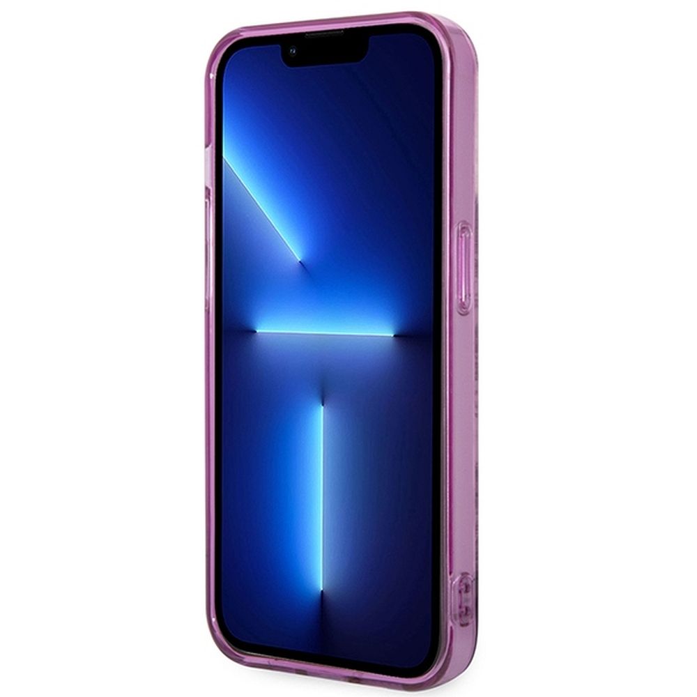 Aizsargvāciņš iPhone 14 Pro GUHCP14LHGPLHF (IML Electro Cam TDJ) fuschia – GUESS — attēls 3