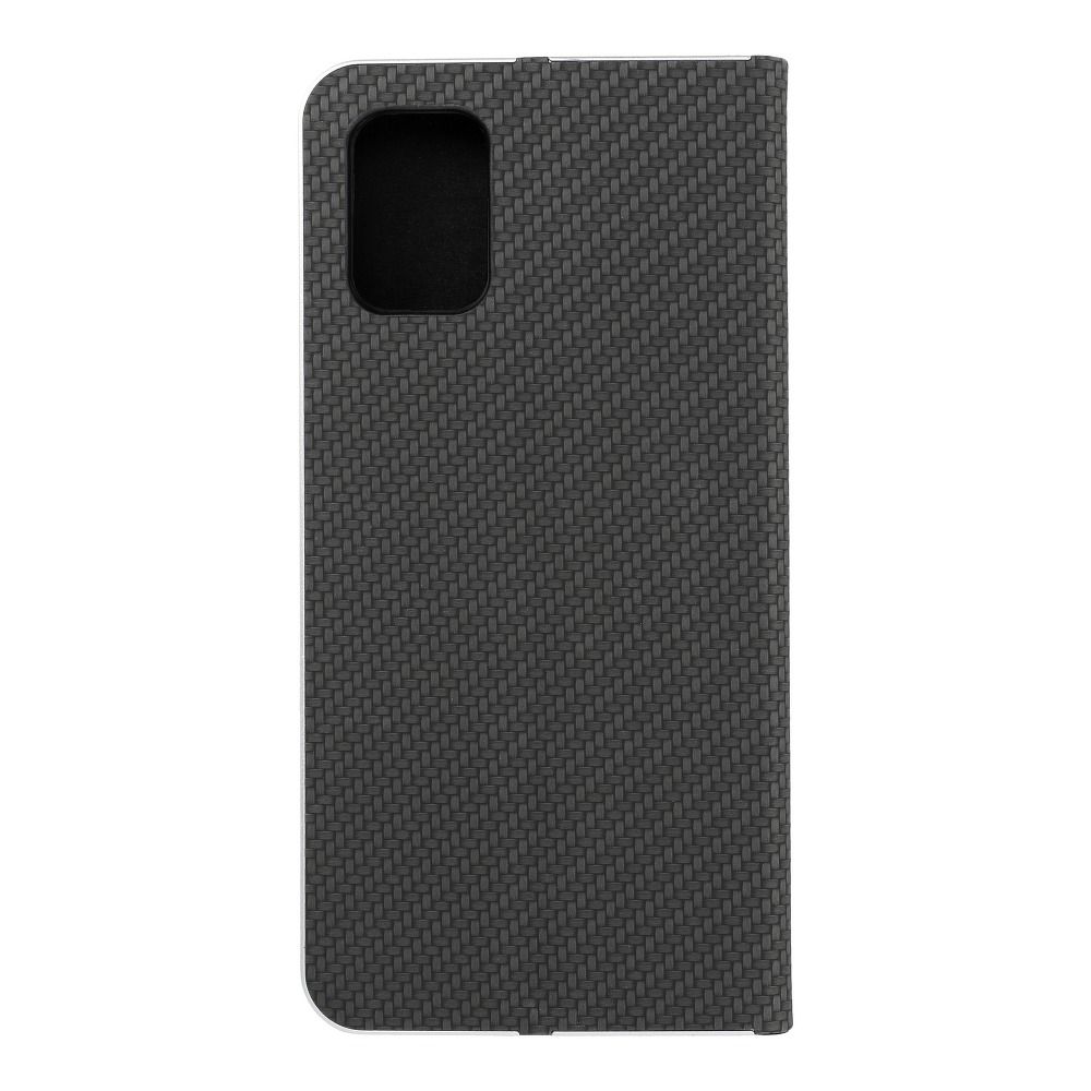 Aizsargvāciņš Samsung A71 – LUNA Carbon, melns — attēls 4