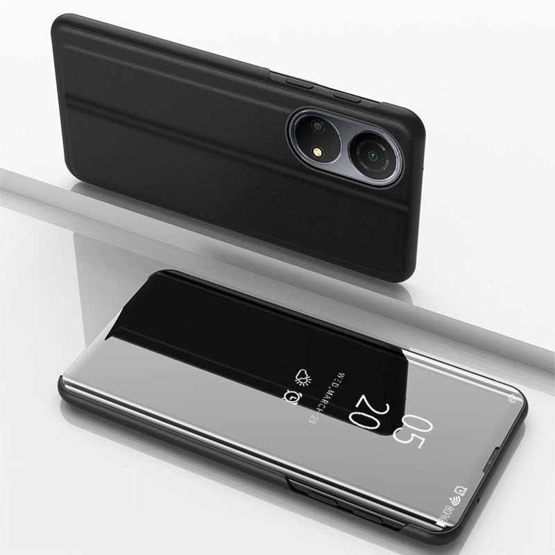 Aizsargvāciņš Honor X7 / Honor Play 30 Plus flip cover – Clear View, melns — attēls 2
