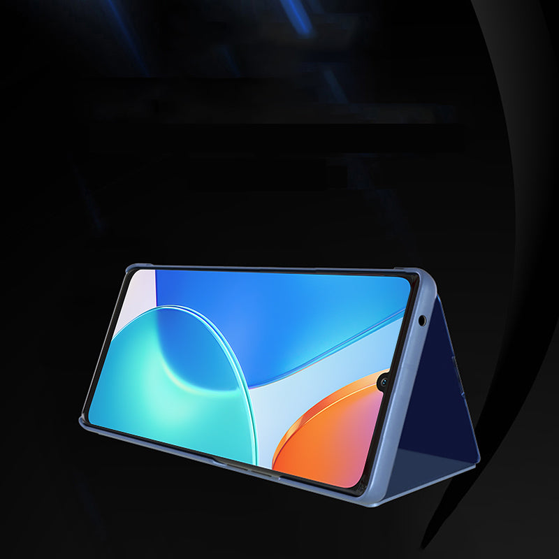 Aizsargvāciņš Honor X7 / Honor Play 30 Plus flip cover – Clear View, melns — attēls 3