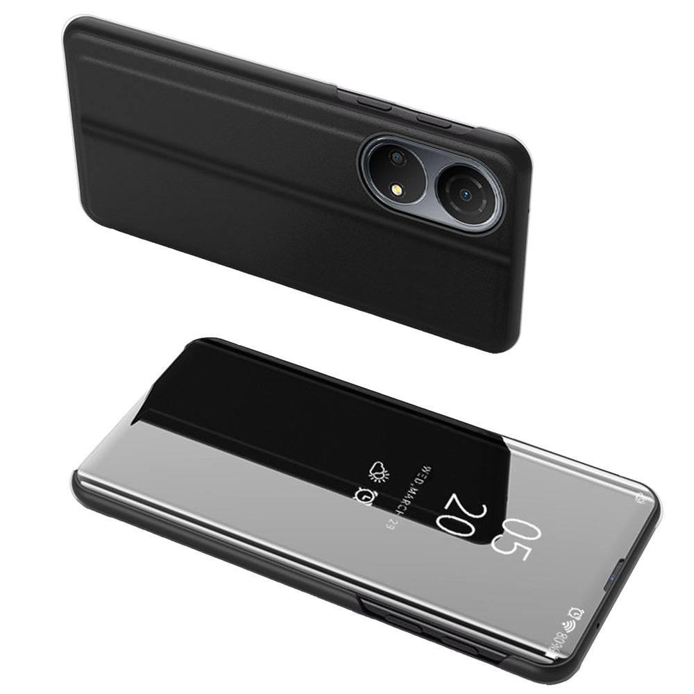 Aizsargvāciņš Honor X7 / Honor Play 30 Plus flip cover – Clear View, melns