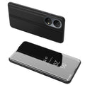 Aizsargvāciņš Honor X7 / Honor Play 30 Plus flip cover – Clear View, melns