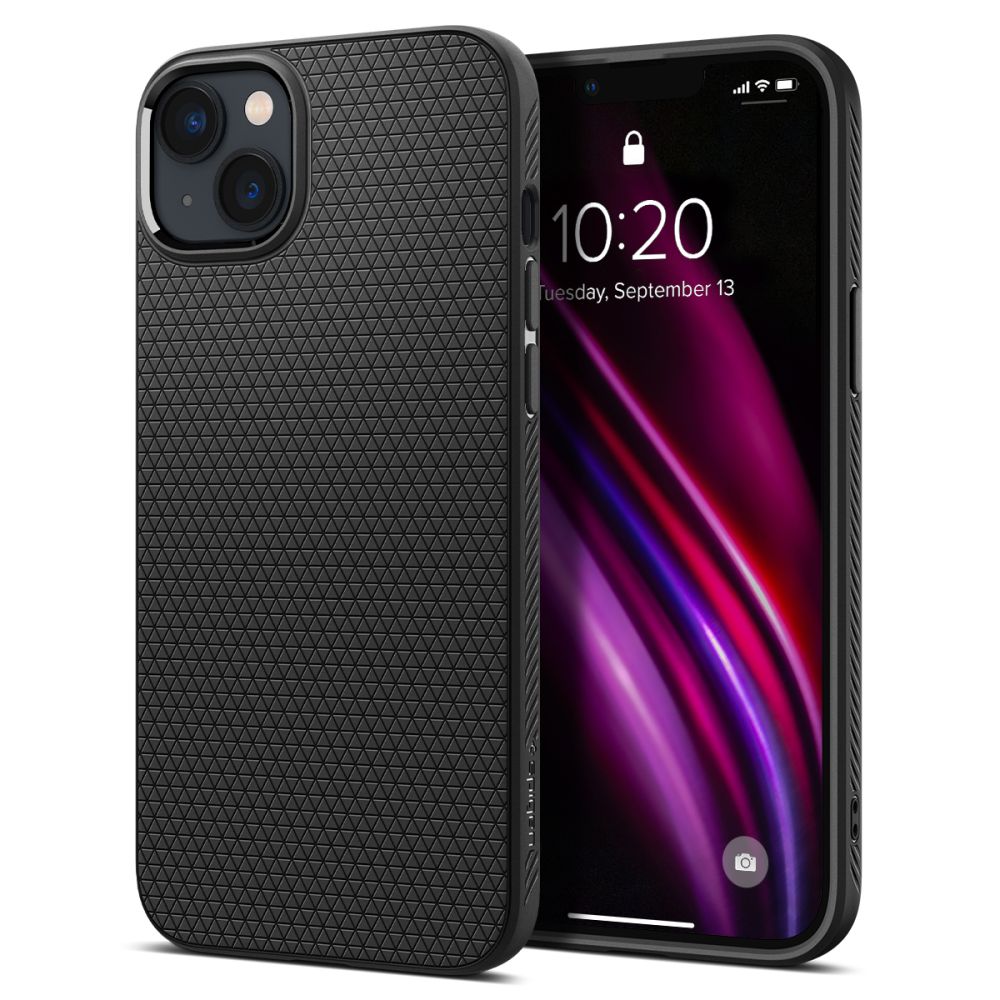 Aizsargvāciņš iPhone 14 Plus – Spigen Liquid Air, matēti melns