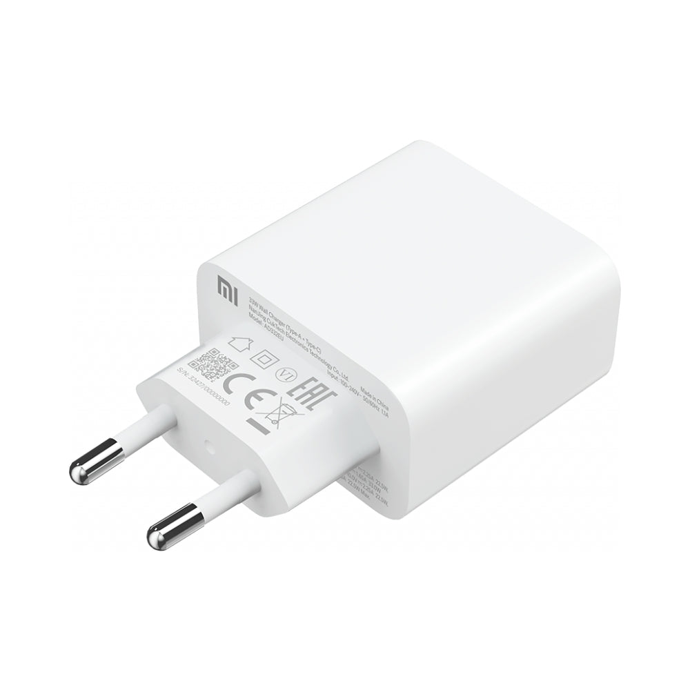 Uzlādes adapteris Xiaomi Travel Charger Combo fast charger USB-A / USB-C 33W PD white (BHR4996GL) — attēls 2