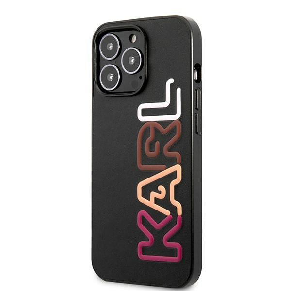 Aizsargvāciņš iPhone 13 Pro Max 6,7" czarny/black hardcase Multipink Brand – Karl Lagerfeld KLHCP13XPCOBK — attēls 2