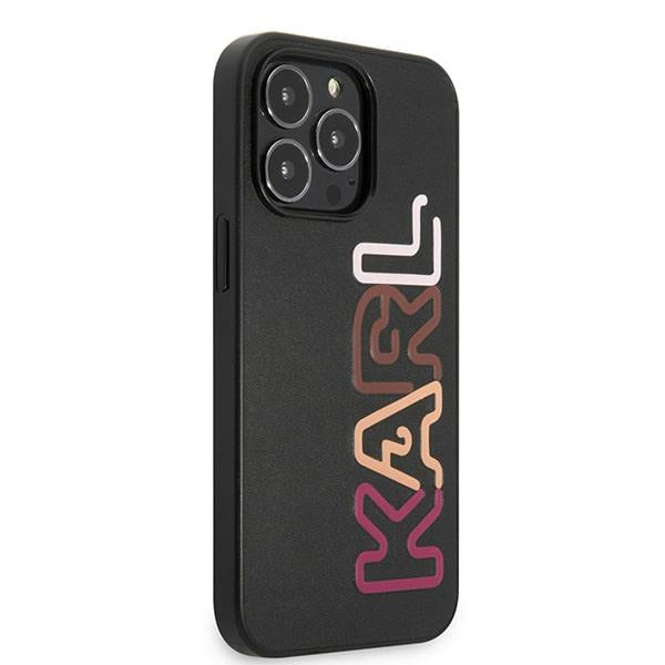 Aizsargvāciņš iPhone 13 Pro Max 6,7" czarny/black hardcase Multipink Brand – Karl Lagerfeld KLHCP13XPCOBK — attēls 4