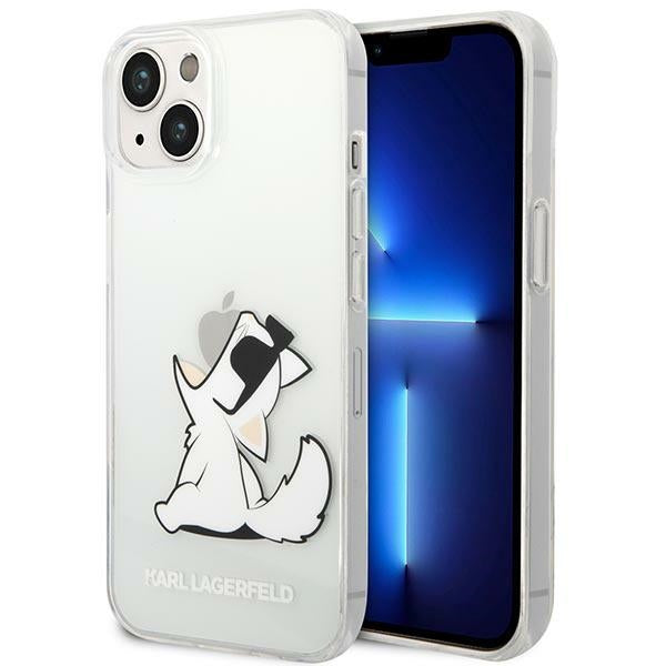Aizsargvāciņš iPhone 14 Plus 6.7 "hardcase clear / transparent Choupette Fun – Karl Lagerfeld KLHCP14MCFNRC