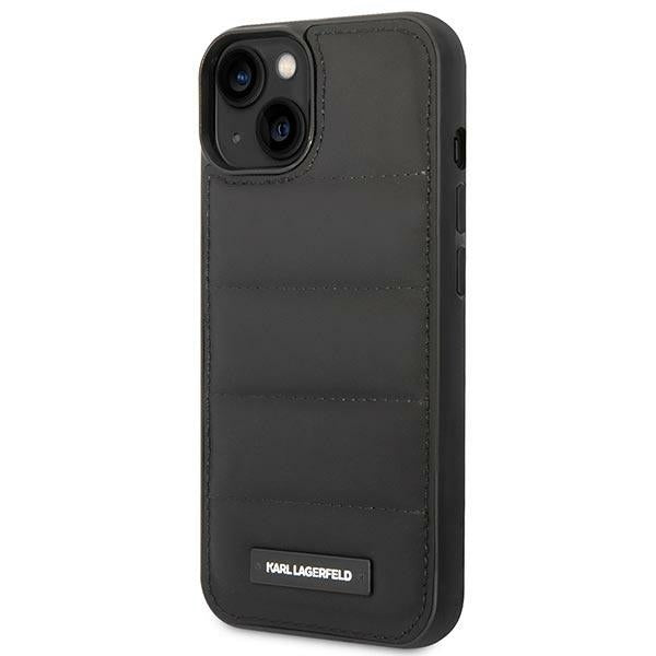 Aizsargvāciņš iPhone 14 Plus – Karl Lagerfeld Puffy Elongated Logo, melns — attēls 2