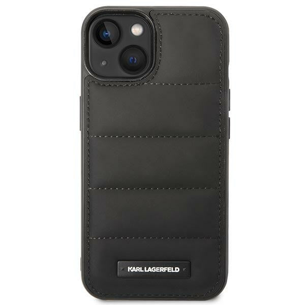 Aizsargvāciņš iPhone 14 Plus – Karl Lagerfeld Puffy Elongated Logo, melns — attēls 3