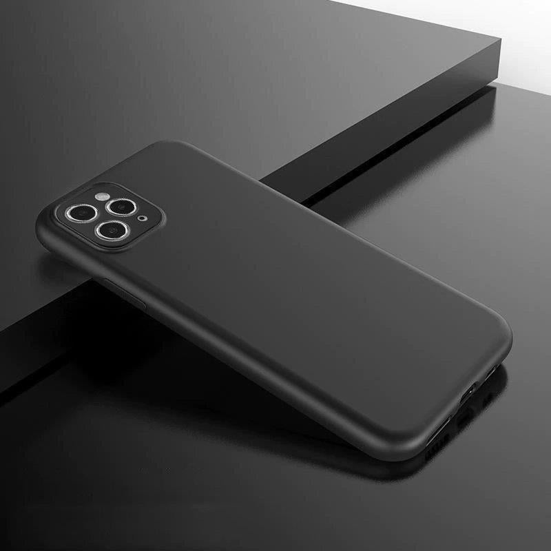 Aizsargvāciņš Huawei Mate 50 Pro thin – Soft silicone cover, melns — attēls 4