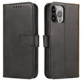 Aizsargvāciņš Nokia X30 flip cover wallet stand – Magnet, melns