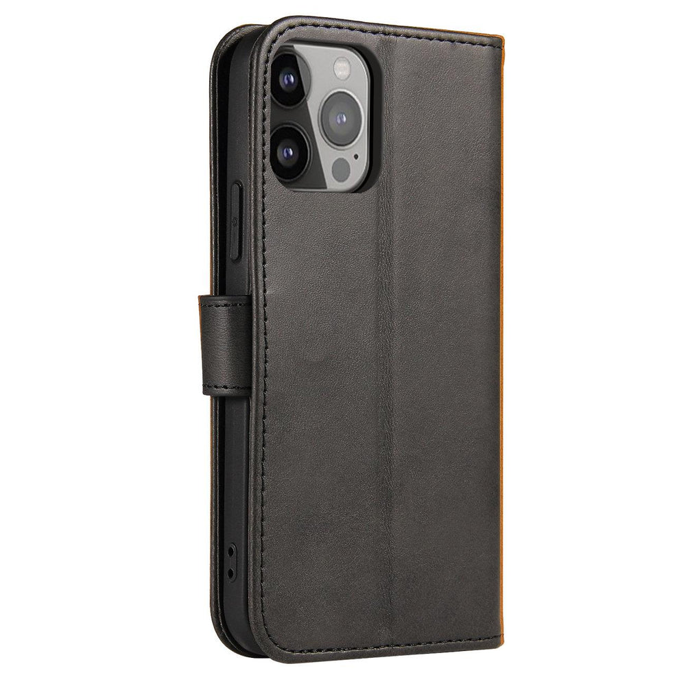 Aizsargvāciņš Huawei Mate 50 Pro cover with flip wallet stand – Magnet, melns — attēls 4
