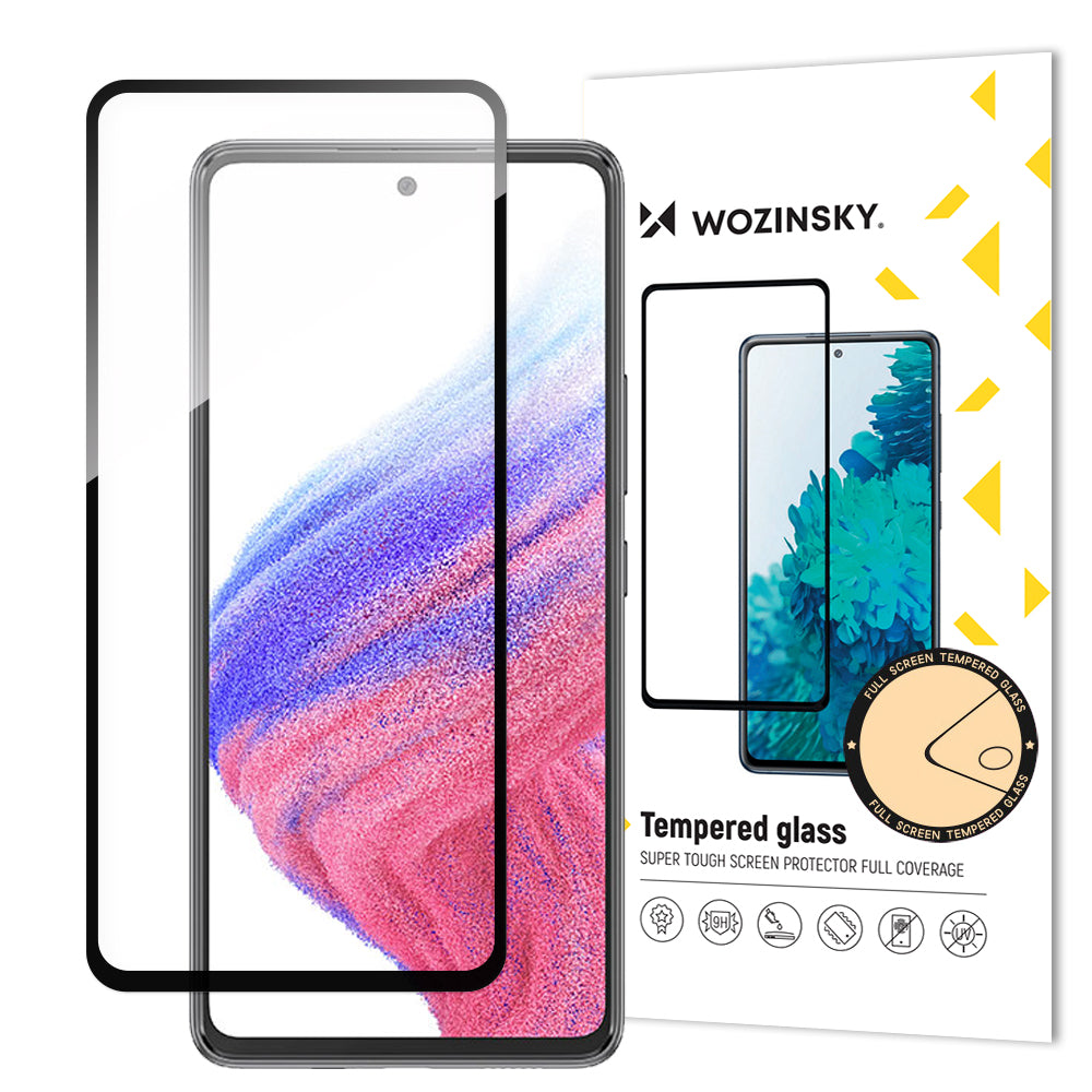 Aizsargstikls Samsung Galaxy A54 5G 9H Full Screen Tempered Glass with Black Frame – Wozinsky Full Glue
