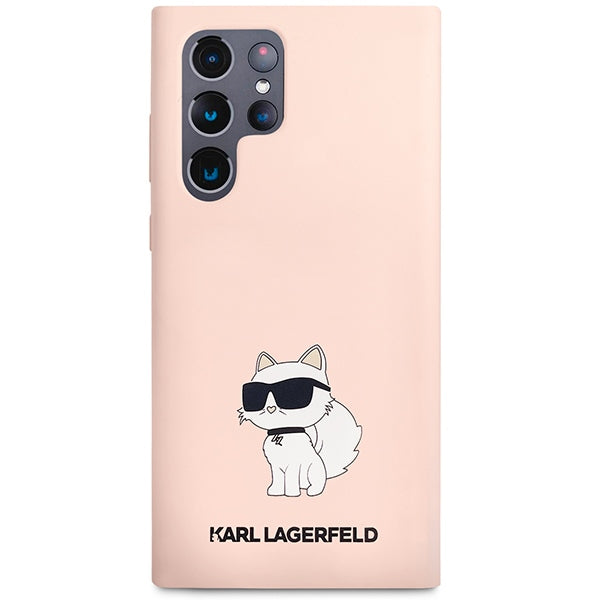 Aizsargvāciņš Samsung Galaxy S23 Ultra – Karl Lagerfeld KLHCS23LSNCHBCP hardcase pink/pink Silicone Choupette (S918) — attēls 3
