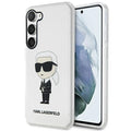 Aizsargvāciņš Samsung Galaxy S23 – Karl Lagerfeld KLHCS23SHNIKTCT transparent hardcase Ikonik Karl Lagerfeld (S911)