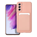 Aizsargvāciņš Samsung S21 FE – CARD, rozā
