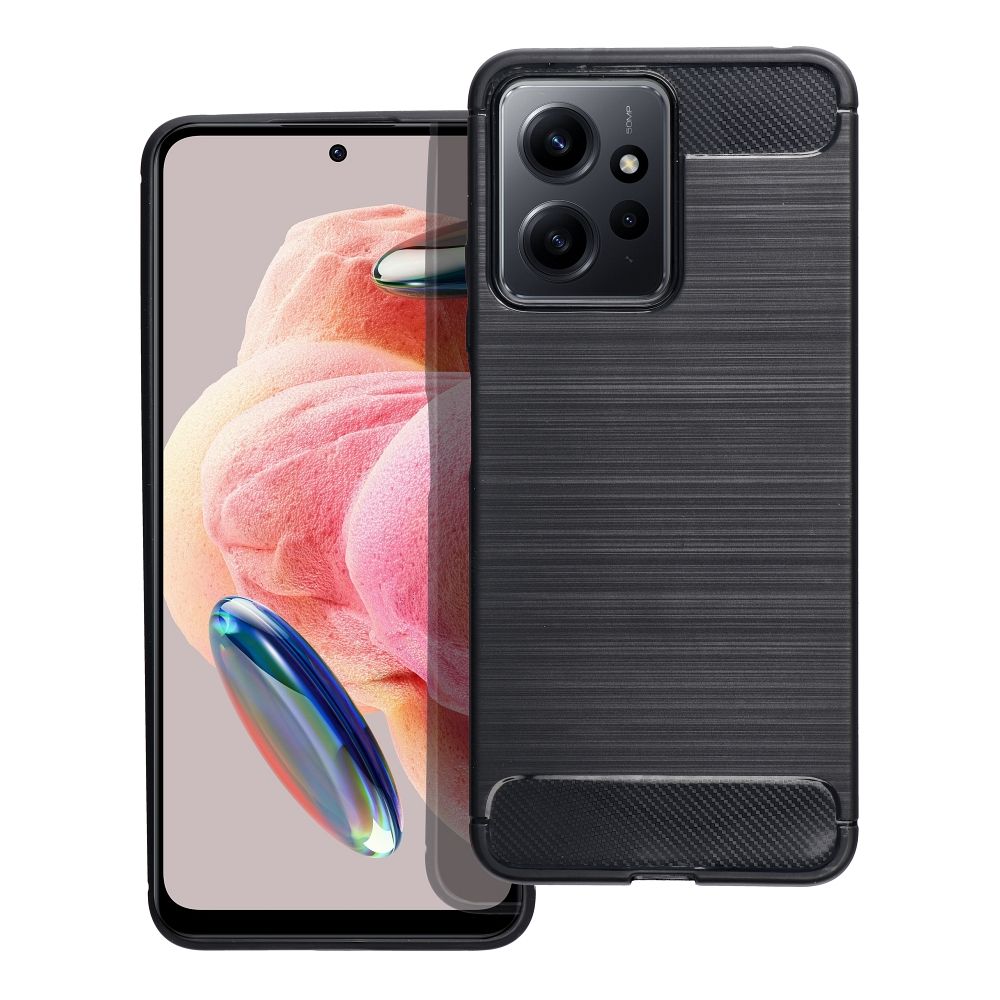 Aizsargvāciņš Xiaomi Redmi Note 12 4G – CARBON, melns — attēls 2