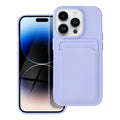 Aizsargvāciņš iPhone 14 Pro – CARD, violets