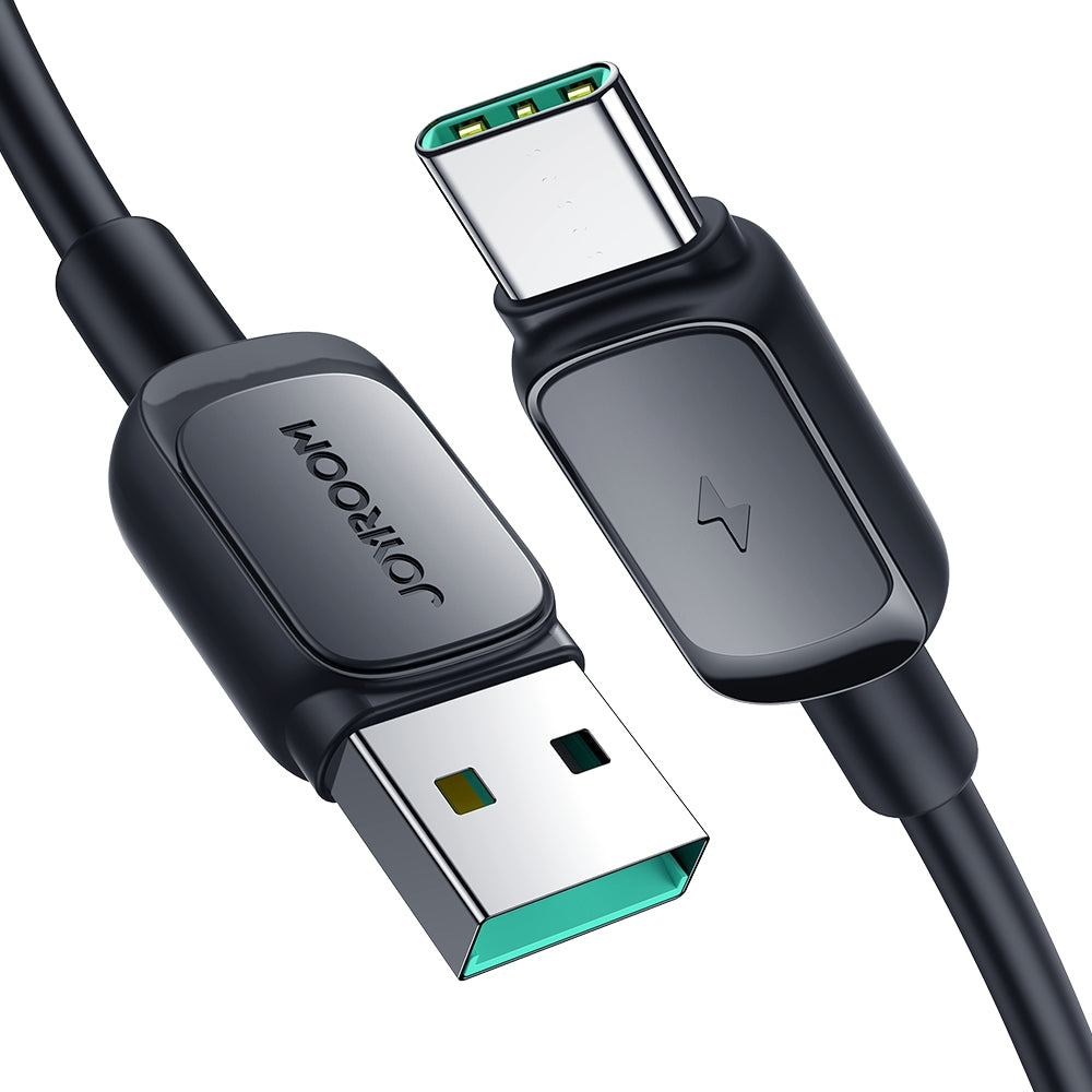 Kabelis Joyroom Multi-Color Series A14 USB-A / USB-C 3A Cable 1.2 m - Black