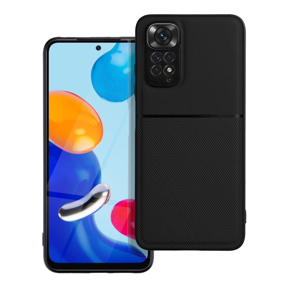 Aizsargvāciņš Xiaomi Redmi Note 11 / 11S – NOBLE, melns