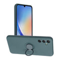 Aizsargvāciņš Samsung A34 5G – SILICONE RING, zaļš