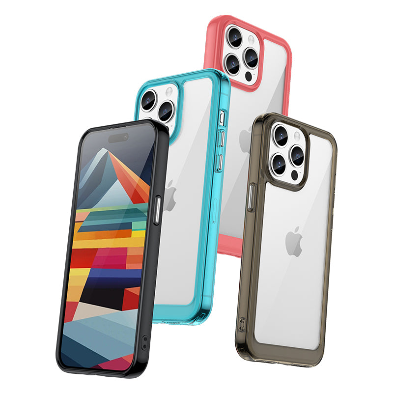 Aizsargvāciņš iPhone 15 Pro Max Outer Space Reinforced Case with Flexible Frame, zils — attēls 3