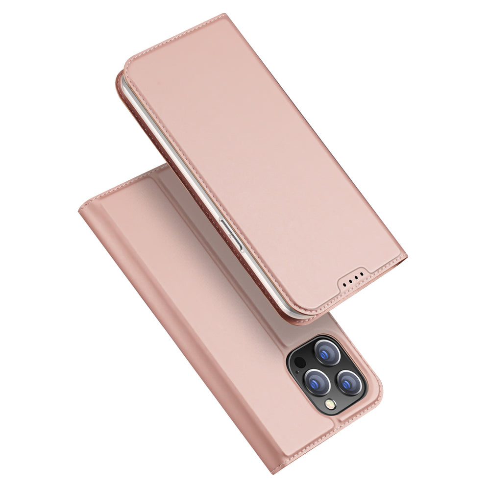 Aizsargvāciņš iPhone 15 Pro – Dux Ducis Skin Pro Wallet, rozā — attēls 2