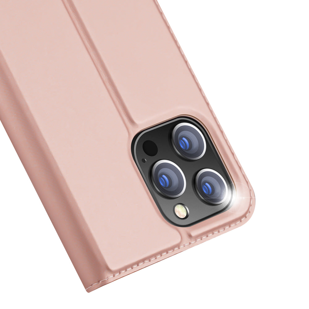 Aizsargvāciņš iPhone 15 Pro – Dux Ducis Skin Pro Wallet, rozā — attēls 3