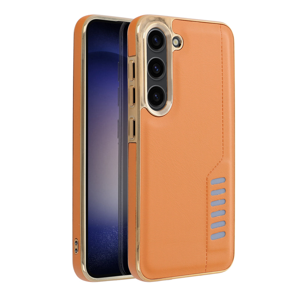 Aizsargvāciņš Samsung S23 – MILANO, brūns
