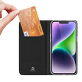 Aizsargvāciņš iPhone 15 Plus – Dux Ducis Skin Pro Wallet, melns