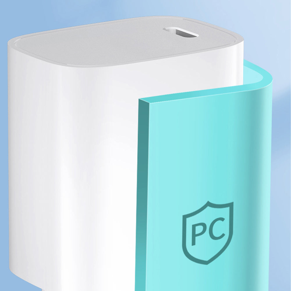 Wozinsky WGWCCW USB-C sienas lādētājs 20 W PD/QC, balts