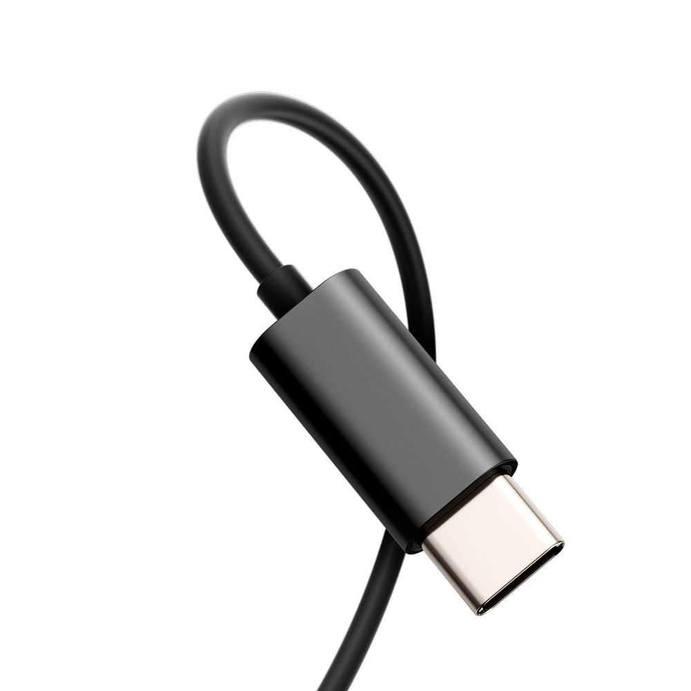 Austiņas Joyroom TYPE-C Series JR-EC07 USB-C in-ear headphones metal - black — attēls 2
